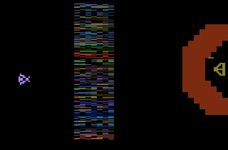 une photo d'Ã©cran de Yar s Revenge sur Atari 2600